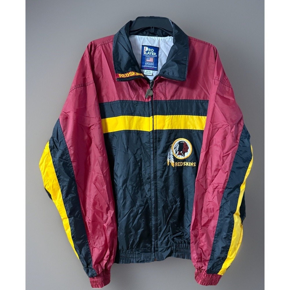 Washington Redskins 90s Pro Player windbreaker jacket XL NFL VTG  Striped